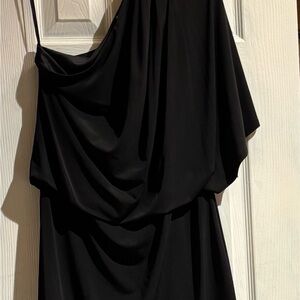 Jessica Simpson Chic Black One-Shoulder Dress